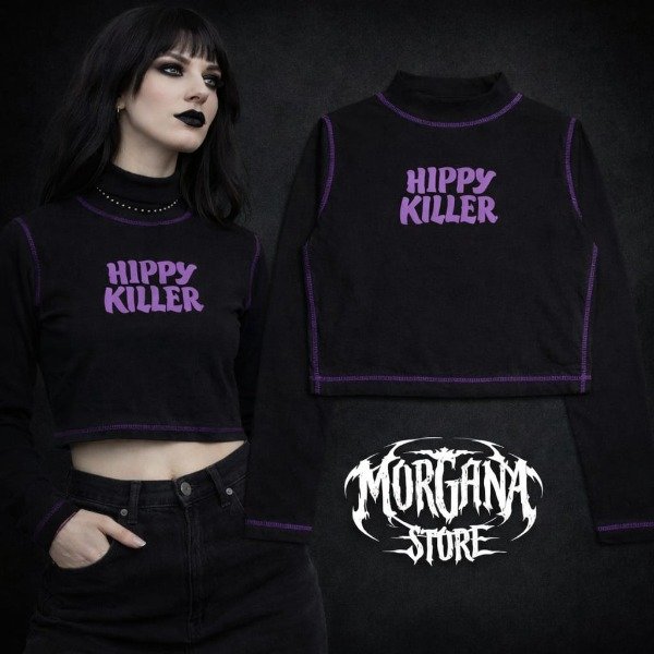 Producto - Camiseta Crop HK Violeta