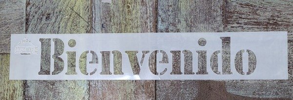 Producto - Bienvenido 5x29cm