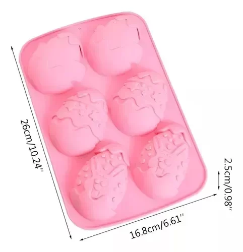 Producto - Molde 6 huevos decorados conejito - 3