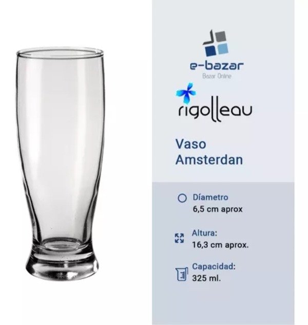 Producto - Vaso Ámsterdam 325ml