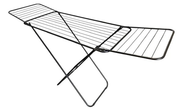 Producto - Tender de Piso Grande con Alas Plegable Negro