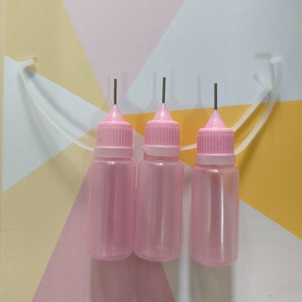 Producto - Botellas punta aguja rosa