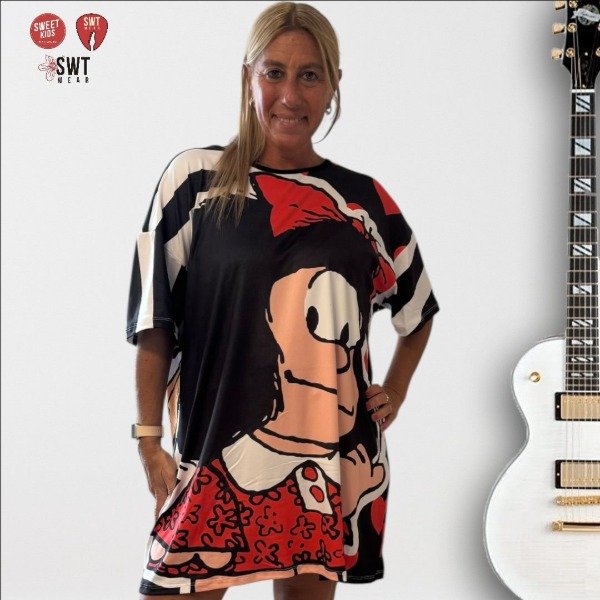 Producto - Remerón MAFALDA ROJO LO IMPORTANTE modal Soft