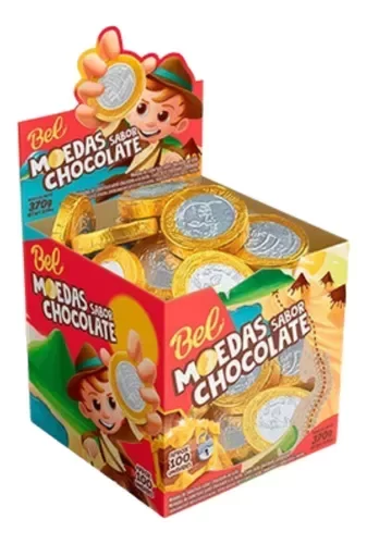 Producto - Moneda de chocolate bel x 10 un