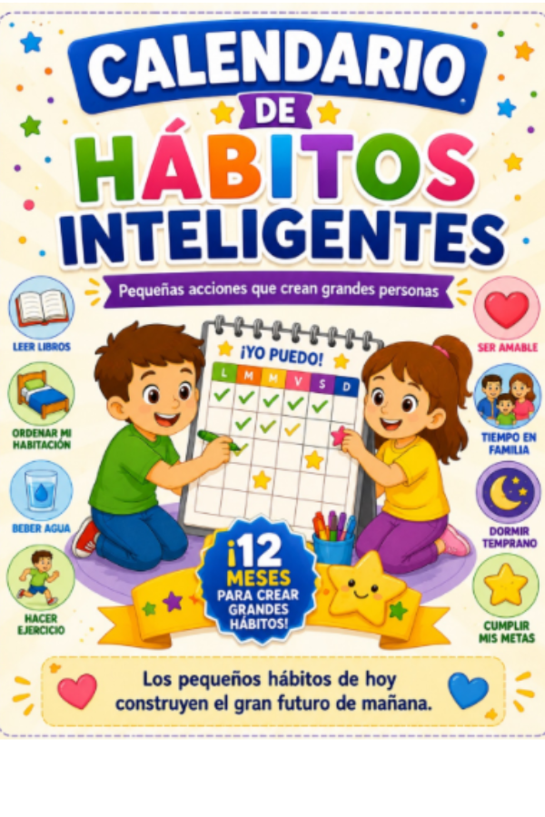 Producto - Calendario de Hábitos Inteligentes para niños