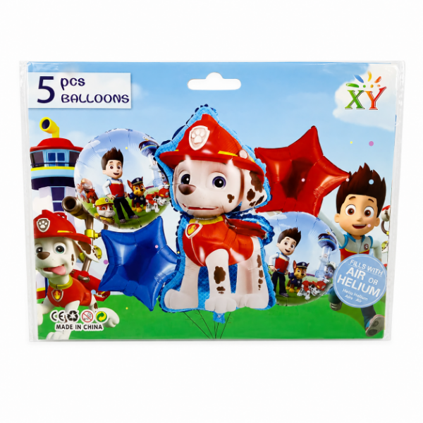 Producto - Set 5 globos Paw patrol - 0