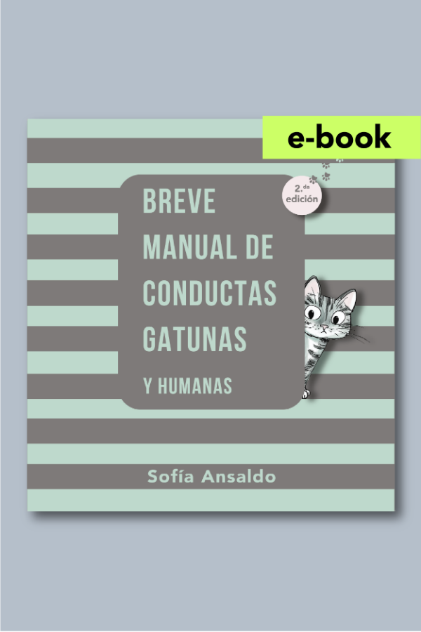 Producto - EBOOK - Breve manual de conductas gatunas y humanas - Sofía Ansaldo