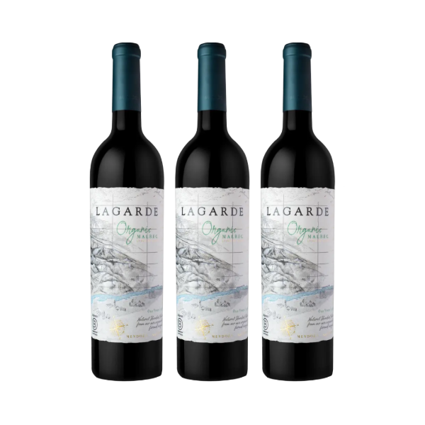 Producto - Vino Lagarde Malbec Orgánico (3un.)