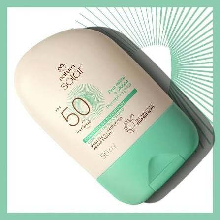 Producto - Protector Solar Facial  FPS 50 Natura Solar 50 ml - 0