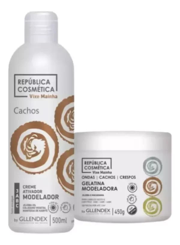 Producto - KIT Crema modeladora y gelatina. República Cosmética - GLENDEX