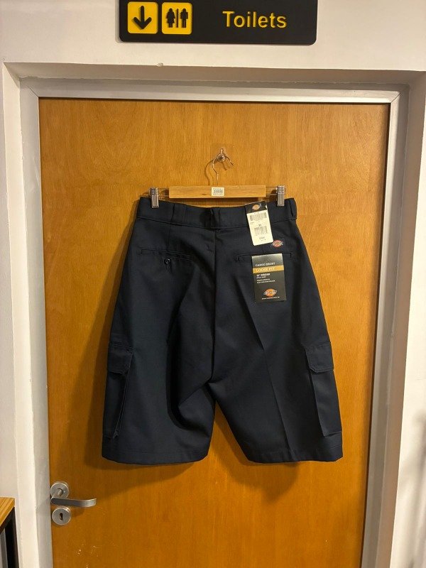 Producto - Bermuda tipo cargo azul