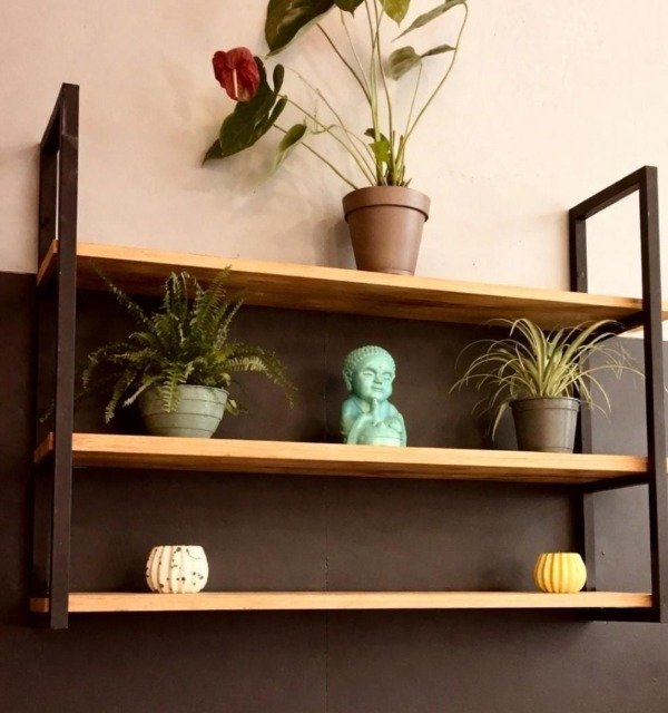 Producto - Estanteria de pared minimalista 100x30x100
