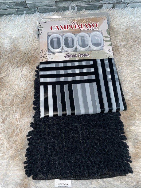 Producto - Set de cortina y alfombra tessia - 3