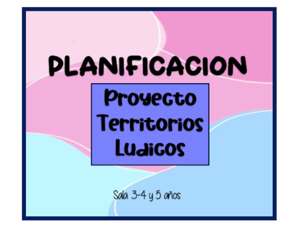 Producto - Proyecto Territorios Lúdicos