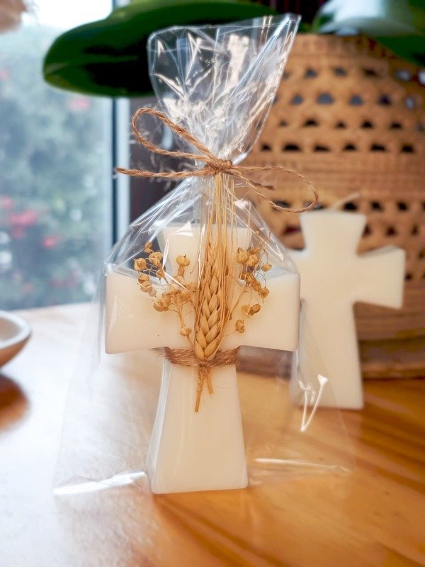Producto - Souvenir Cruz Decorada. Comunión, bautismo o confirmación - 0