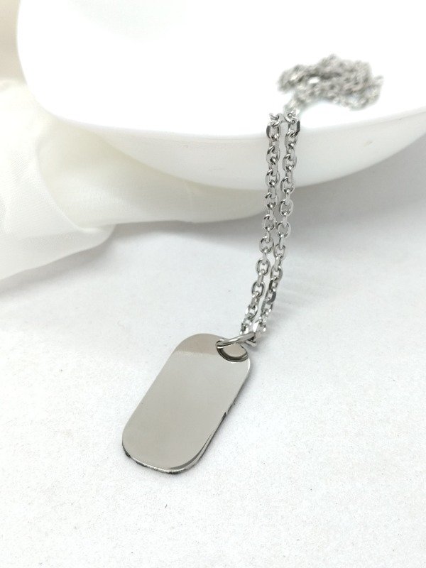 Producto - Dije chapa para grabar 1.5 x 3cn