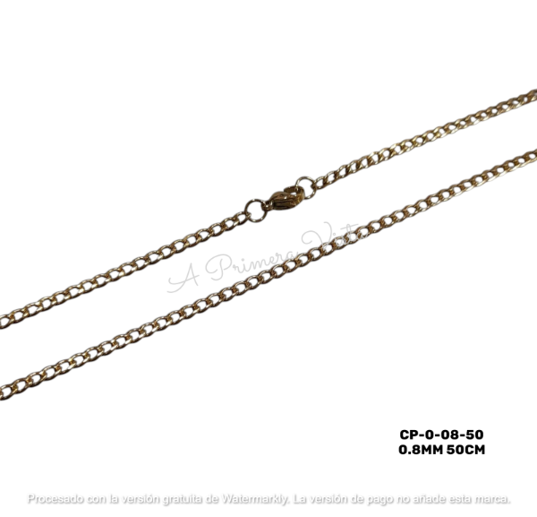Producto - Cadena plana dorado