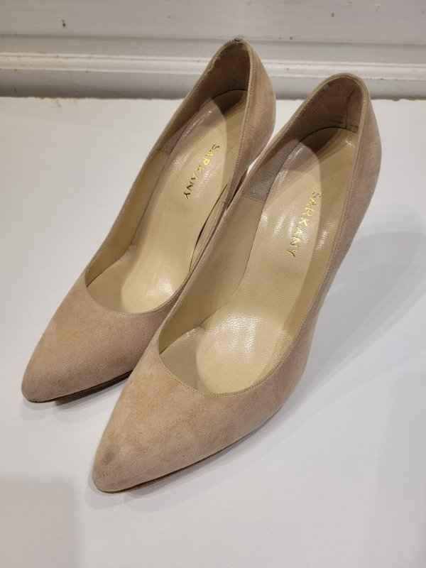 Producto - Stilettos RICKY SARKANY nude de nobuck Talle 36 - PRECIO: 60X