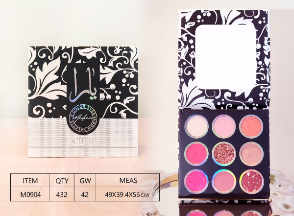 Producto - SOMBRA ARABE 9COLOR NEGRO M0904