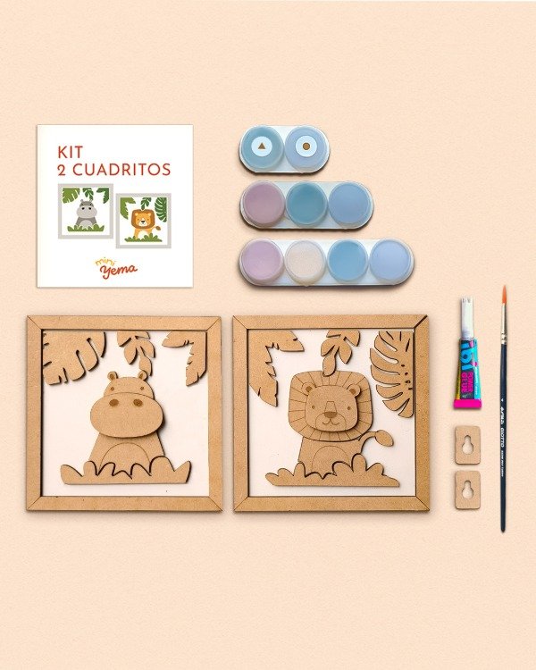 Producto - Kit 2 Cuadritos Selva