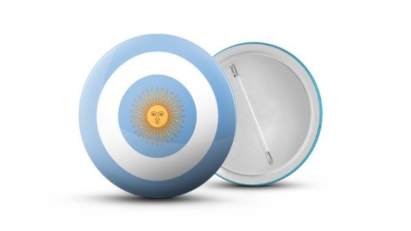 Producto - Prendedor Promesa Bandera Personalizado 38mm Pin Institucional