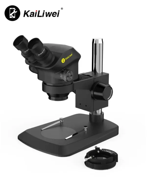 Producto - MICROSCOPIO KaiLiwei BINOCULAR 7050-B1 BLACK Aro led 144