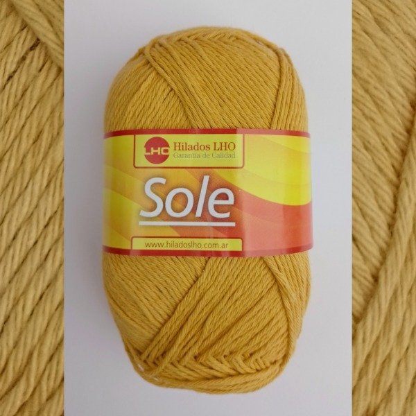 Producto - Hilo SOLE color MOSTAZA (154)