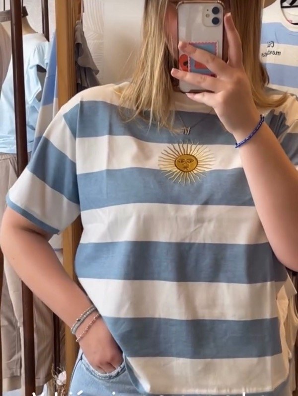 Producto - Remera Sol de Mayo celeste