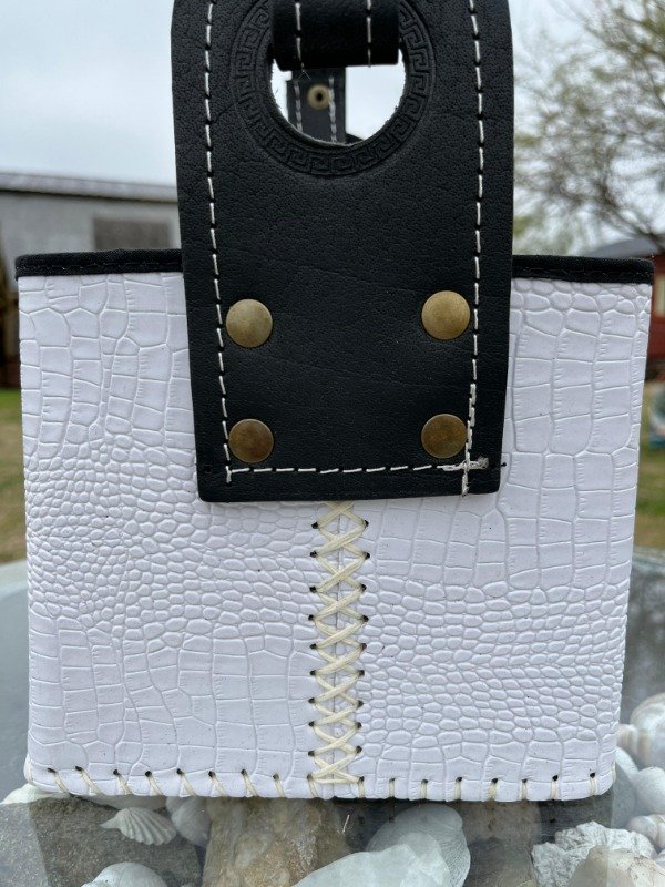 Producto - CANASTA MATERA BLANCA (manija y oreja) CUERO - 3