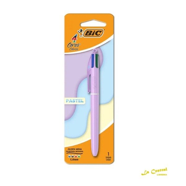 Producto - BOLIGRAFO BIC 4 COLORES PASTEL