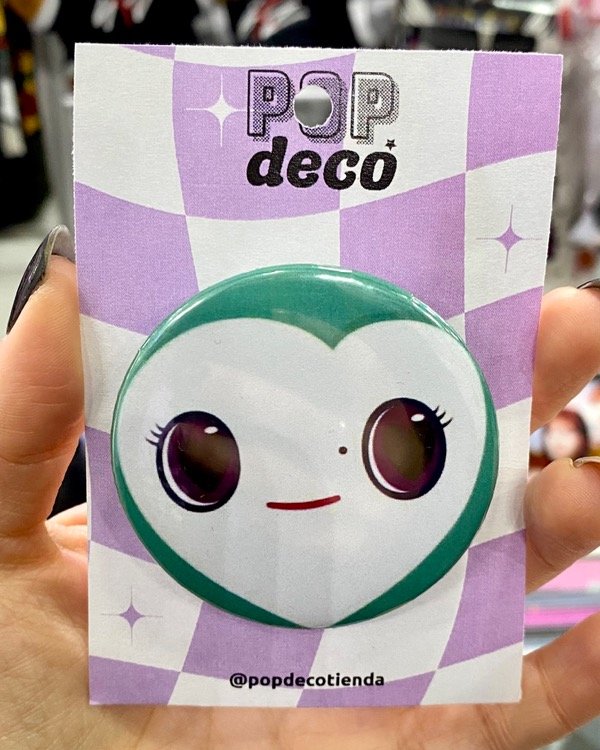 Producto - Pin Lovely verde agua