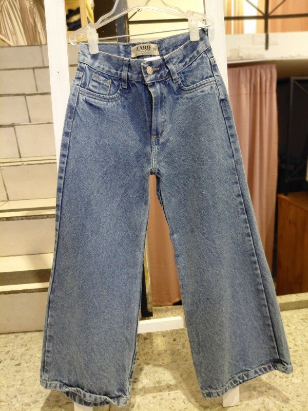 Producto - Jean wide leg clásico nevado azul