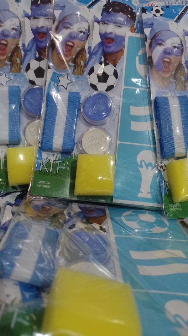 Producto - Kit maquillaje+stencil+vincha