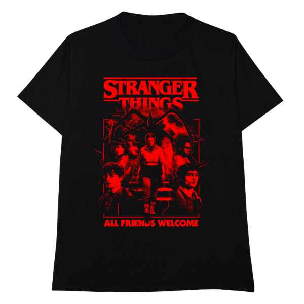 Producto - Remera All Friends Welcome - Stranger Things