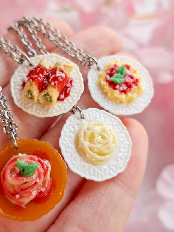 Producto - Collar Comiditas II (pastas) - 1