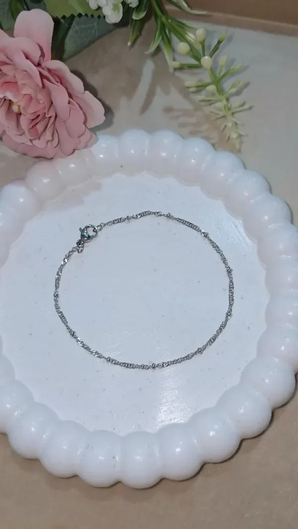 Producto - Pulsera Singapur con bolitas AQ