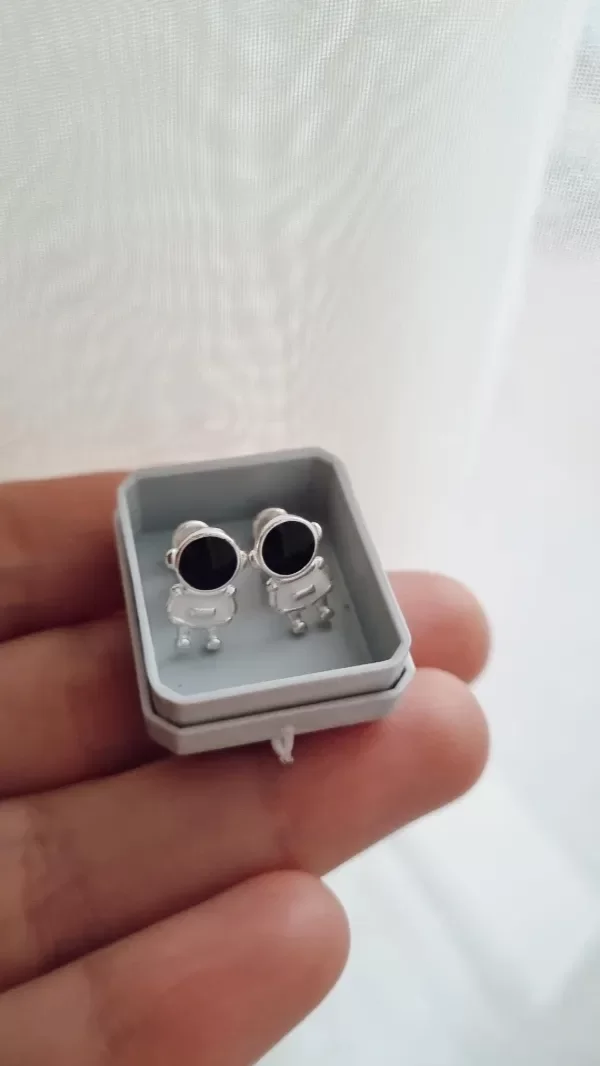Producto - Abridor astronauta esmaltado plata 925