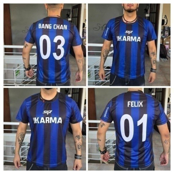 Producto - Remera Stray Kids KARMA Tela deportiva (Ingrese para elegir Modelo) - 0
