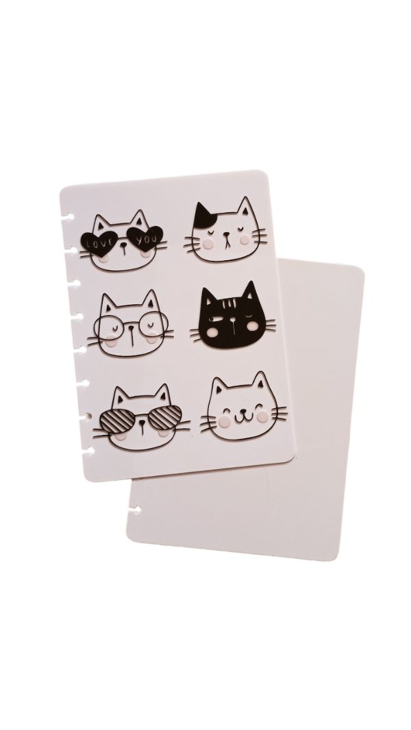 Producto - Tapas A5 P/ Cuaderno De Disco Inteligente Infinito - Gatitos