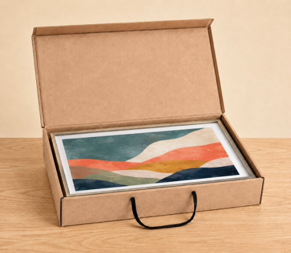 Producto - CAJA BOLSA KRAFT -COD. CB108    medida 46x12x30 - 1