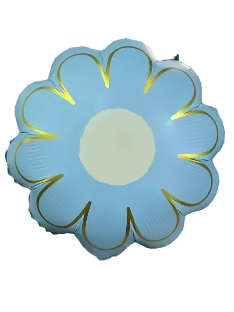 Producto - Globo margarita 18' celeste - blanco