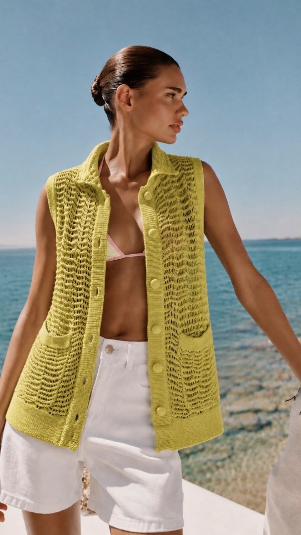 Producto - Chaleco tejido Zara TM - 0