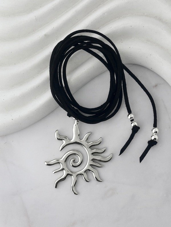 Producto - CHOCKER DE GAMUZA NEGRO 7006