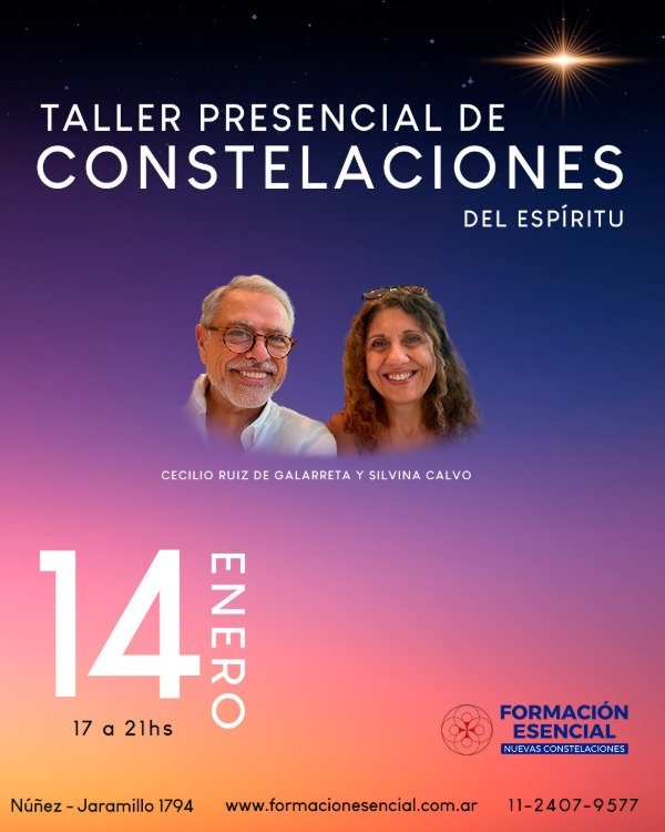 Producto - Taller Presencial de Nuevas Constelaciones en Nuñez - 14/1/26