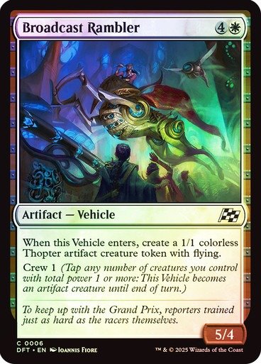 Producto - Broadcast Rambler Foil  Aetherdrift