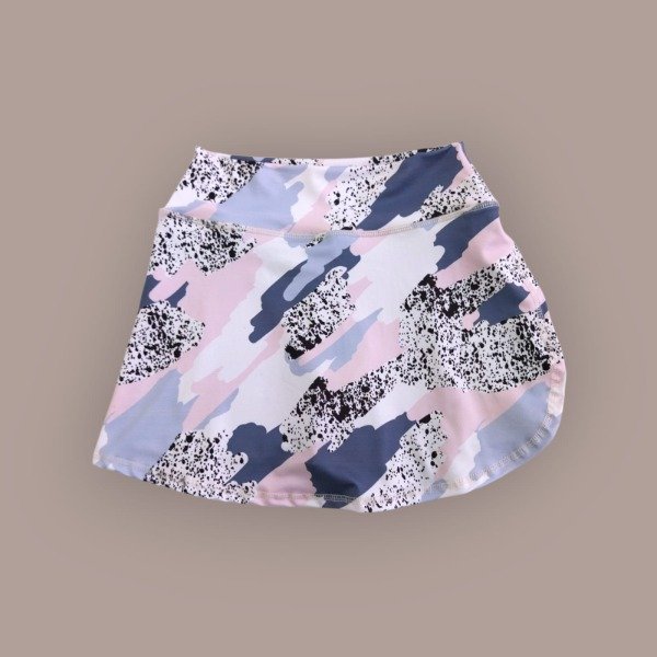 Producto - Pollera batik rosa blanca gris