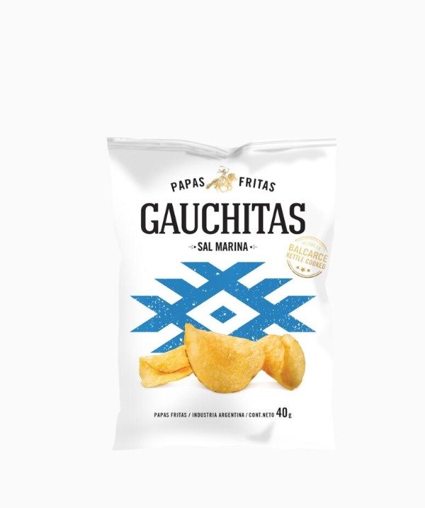 Producto - Papas Fritas Sal Marina x 40g - Gauchitas