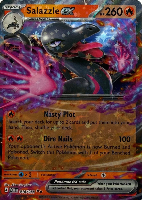 Producto - Salazzle ex (016/088) [Mega Evolution: Perfect Order]