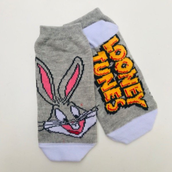 Producto - Soquete Comic Kids Premium Bugs Bunny (Gris)