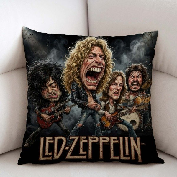 Producto - Almohaditas Bandas Rock Caricaturas - 5